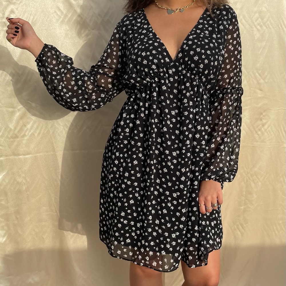 Floral and flowy dress